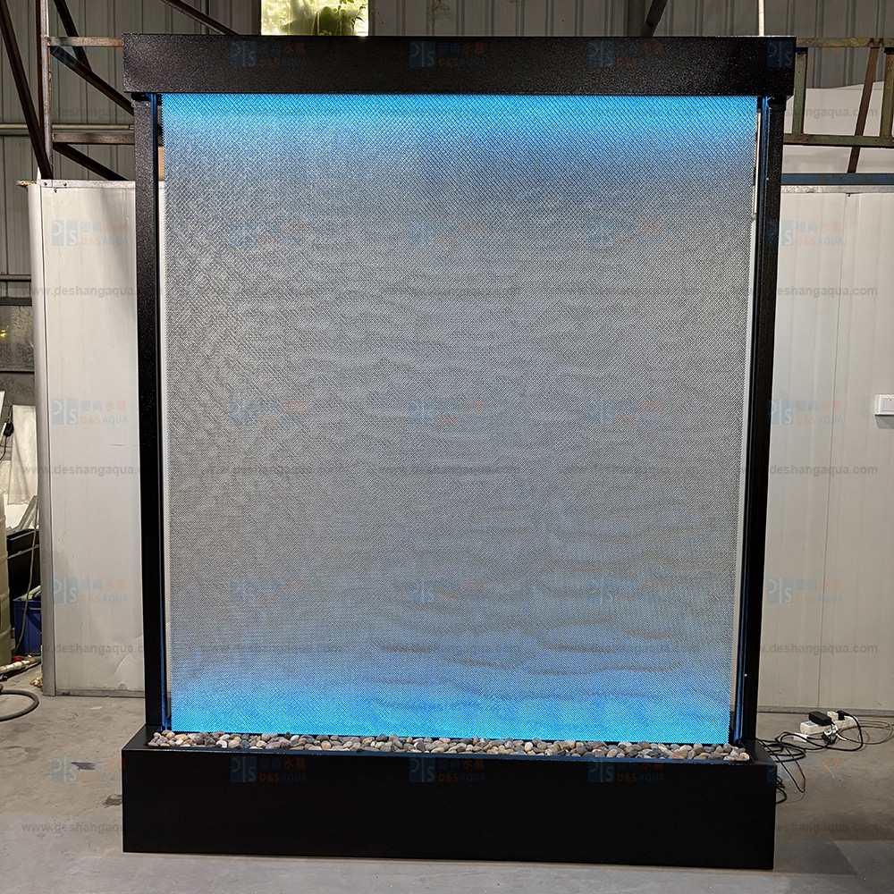 2 meters wide by 2.5 meters high mesh waterfall fountain 2米宽2.5米高钢网水幕